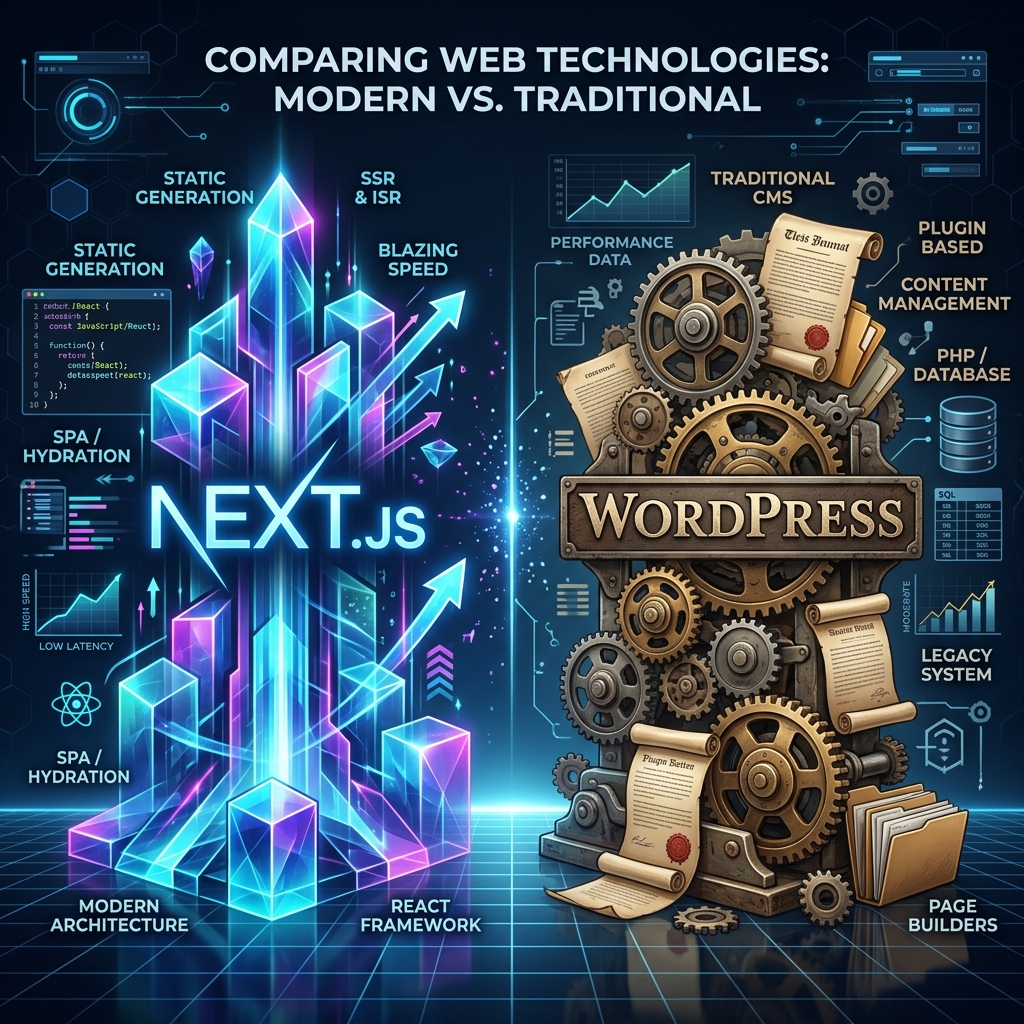 Next.js vs WordPress en 2024 : Quel CMS choisir pour votre business africain ?